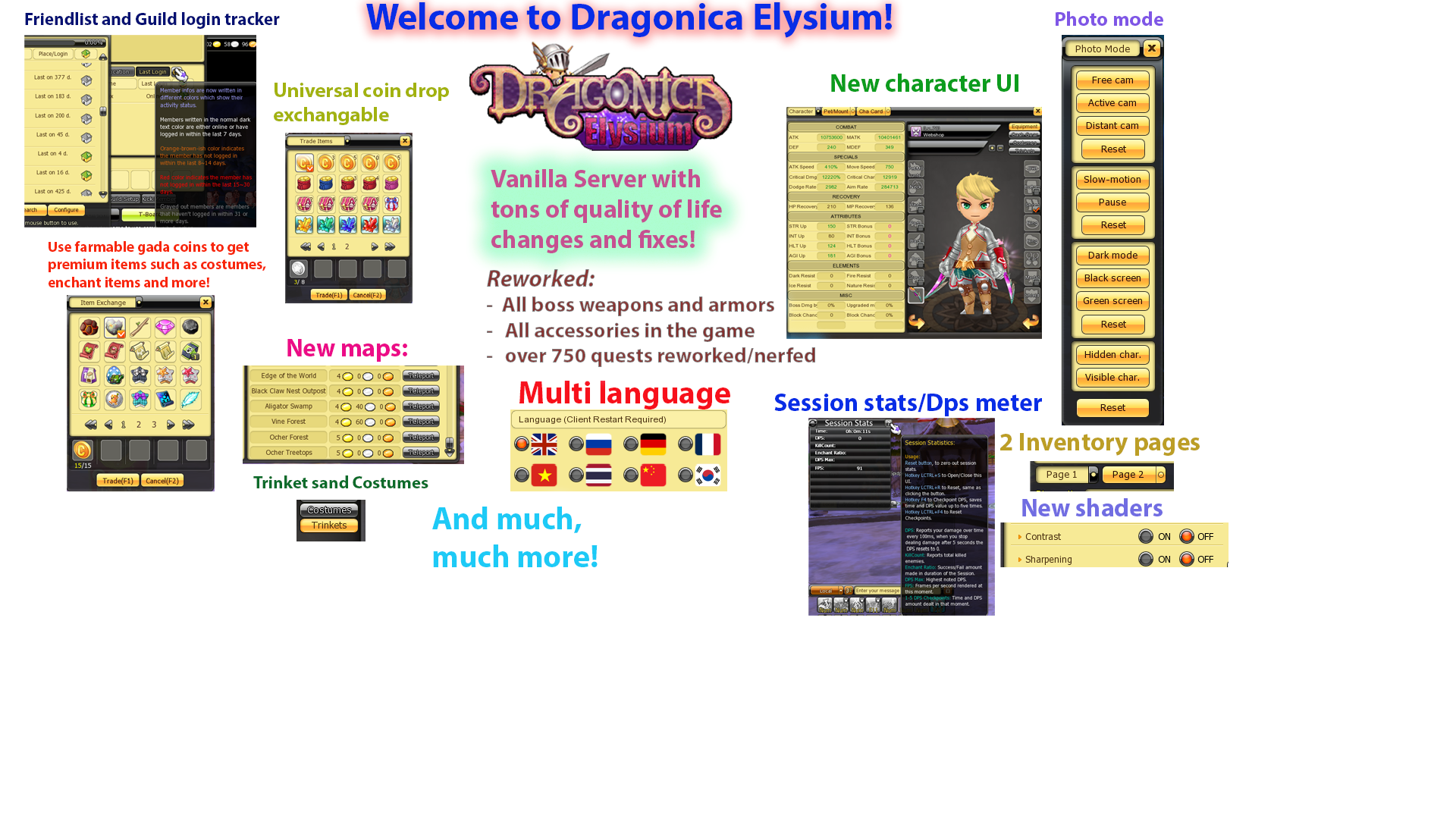 Dragonica Elysium feature overview